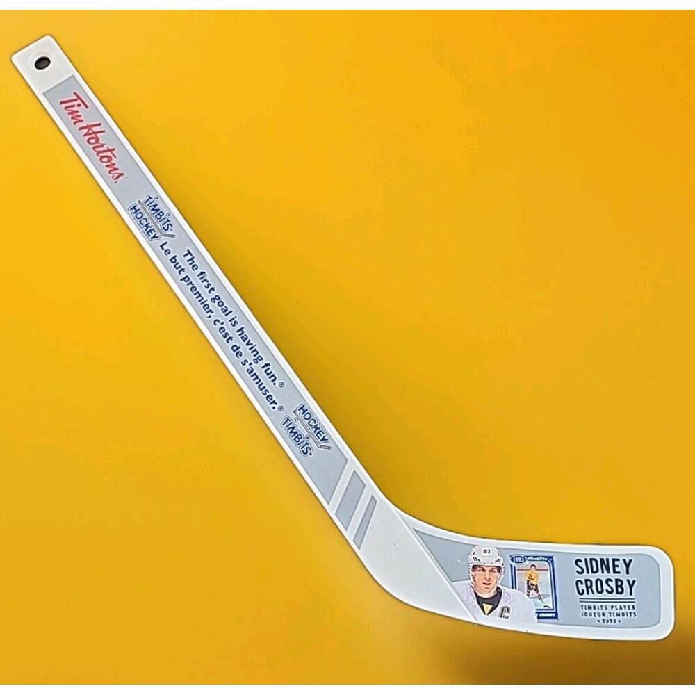 Vintage Timbits Sidney Crosby Mini Hockey Stick 17" 1993 Rare Limited Edition
